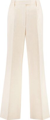 High-rise Cotton Trousers-AC