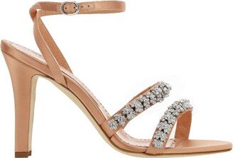 Vedada Satin Embellished Sandals