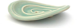 Ceramic Soap Dish #19 Pottery Soap Holders Bar Tray With Drain Saver Bath Kitchen Bathroom Decor Porcelain Clay Handmade Dishes Gifts