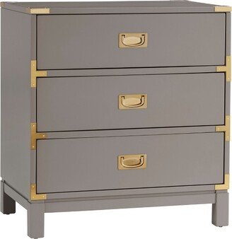 Borden Campaign 3-Drawer Nightstand