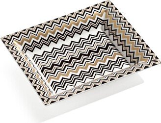 Zigzag-Print Vide Poche