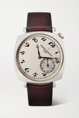 Historiques American 1921 Hand-wound 36.5mm 18-karat White Gold And Leather Watch - One size