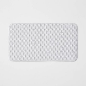 Small Cushion Bath Mat White