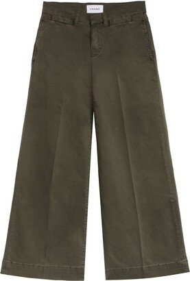 Le Pixie Wide-Leg Stretched Trousers