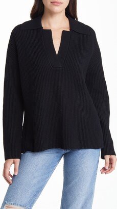 Rib V-Neck Sweater