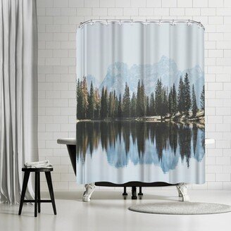 71 x 74 Shower Curtain, Dolomites Italy by Luke Gram