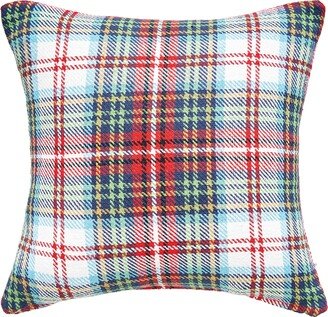 Morris Plaid Woven Throw Pillow-AA