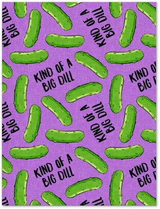 Journals: Kind Of A Big Dill - Pickles - Purple Journal, Purple