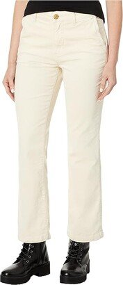 Kelsey Corduroy Flare Trousers (Ivory) Women's Clothing