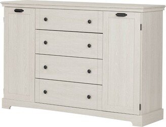 Avilla 4 Drawer Dresser with Doors