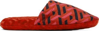 Red Greca Slippers