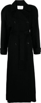 The Frankie Shop Nikola padded trench-coat