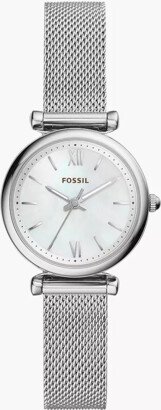 Carlie Three-Hand Stainless Steel Watch Jewelry