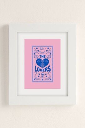 Cowgirl UFO The Lovers Art Print