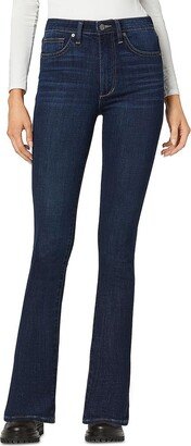 Womens Denim High-Rise Bootcut Jeans