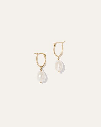 Organic Freshwater Cultured Pearl Hoops