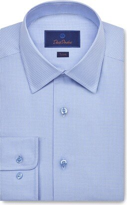 Trim Fit Microcheck Dobby Dress Shirt