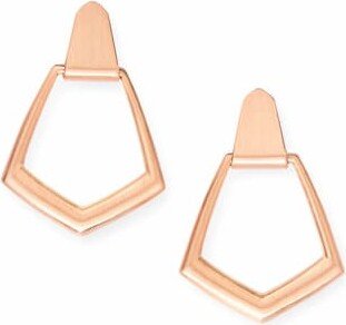 Paxton Hoop Earrings in Rose Gold