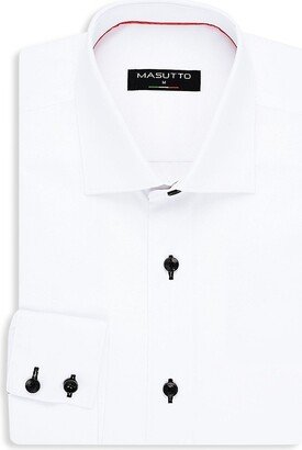 Masutto Bali Classic Fit Solid Dress Shirt