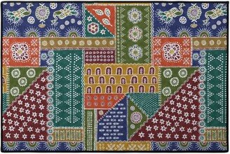 Door Mats: Batik Complete - Warm Door Mat, Multicolor