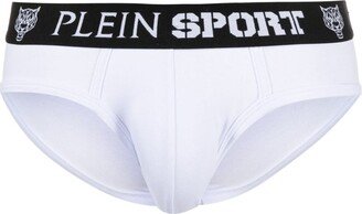 Two-Pack Logo-Waistband Briefs-AE