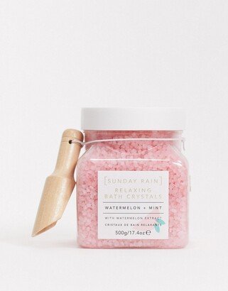 Sunday Rain Bath Crystal Salts Watermelon & Mint