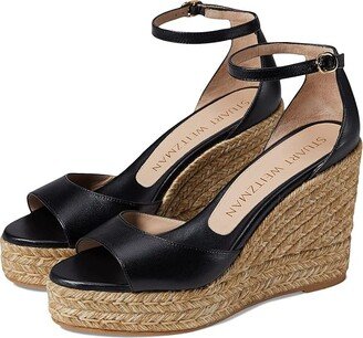 Nudistcurve Espadrille Wedge (Black 1) Women's Shoes