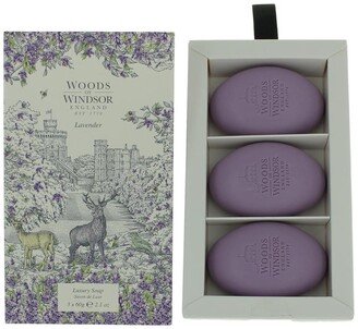 Creative Cosmetics Lavender Luxury Soap for Women - 3 x 2.1 oz.