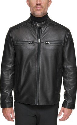 Men's Bantam Racer Style Lamb Leather Jacket