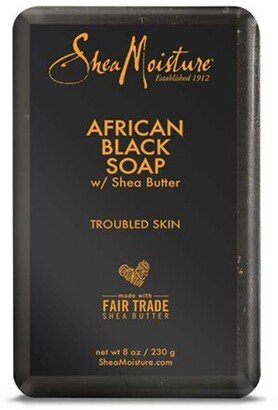 K0001653 Troubled Skin Bar Soap for Unisex, African Black - 8 oz - Pack of 12