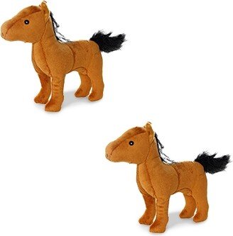 Mighty Jr Farm Horse, 2-Pack Dog Toys