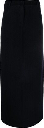 The Frankie Shop Malvo wool-blend maxi skirt