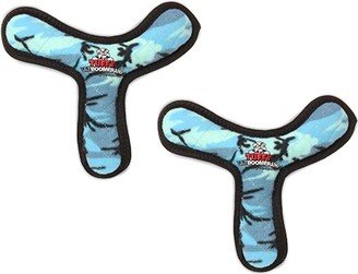 Tuffy Ultimate Boomerang Camo Blue, 2-Pack Dog Toys