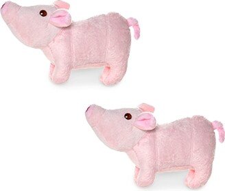 Mighty Jr Farm Piglet, 2-Pack Dog Toys