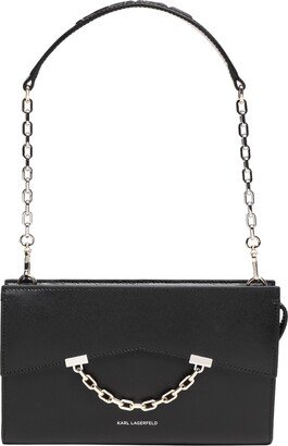 K Seven Clutch Handbag Black