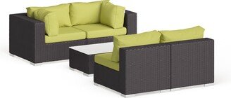 Bocabec 5-piece Outdoor Patio Sectional Set by Havenside Home