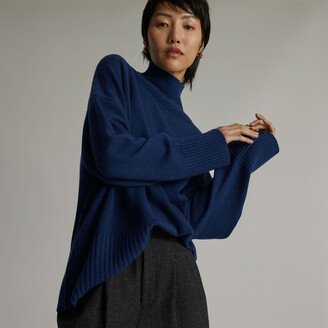 The Cashmere Oversized Turtleneck-AA