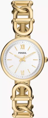 Carlie Three-Hand Gold-Tone Stainless Steel Watch