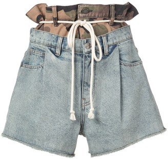 Double Hac denim shorts