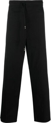 Wide-Leg Drawstring Trousers-AB