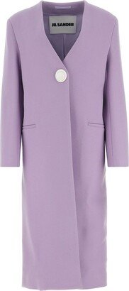 Long Sleeved Single Breasted Coat-AA