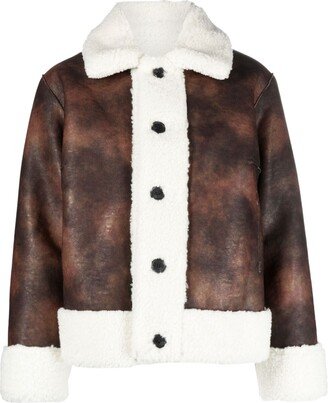 Charlie reversible faux-shearling jacket