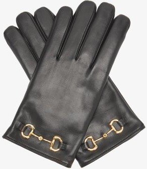 Horsebit Leather Gloves-AA