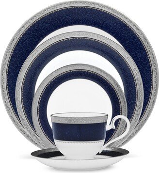 Odessa Cobalt Platinum 5 Pc Place Setting