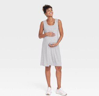 Isabel Maternity by Ingrid & Isabel Sleevele Nuring Henley Maternity Dre - Iabel Maternity by Ingrid & Iabel™ XL