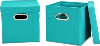 2-Pc. Storage Cube Set with Lids