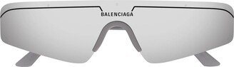 Balenciaga Eyewear Ski Rectangular Frame Sunglasses-AA