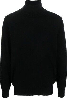 Roll-Neck Cashmere Jumper-BR