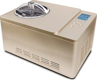 Ice Cream Maker 2 Qt Capacity-Champagne Gold