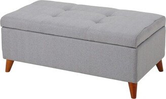 Harper Fabric Storage Ottoman Bench